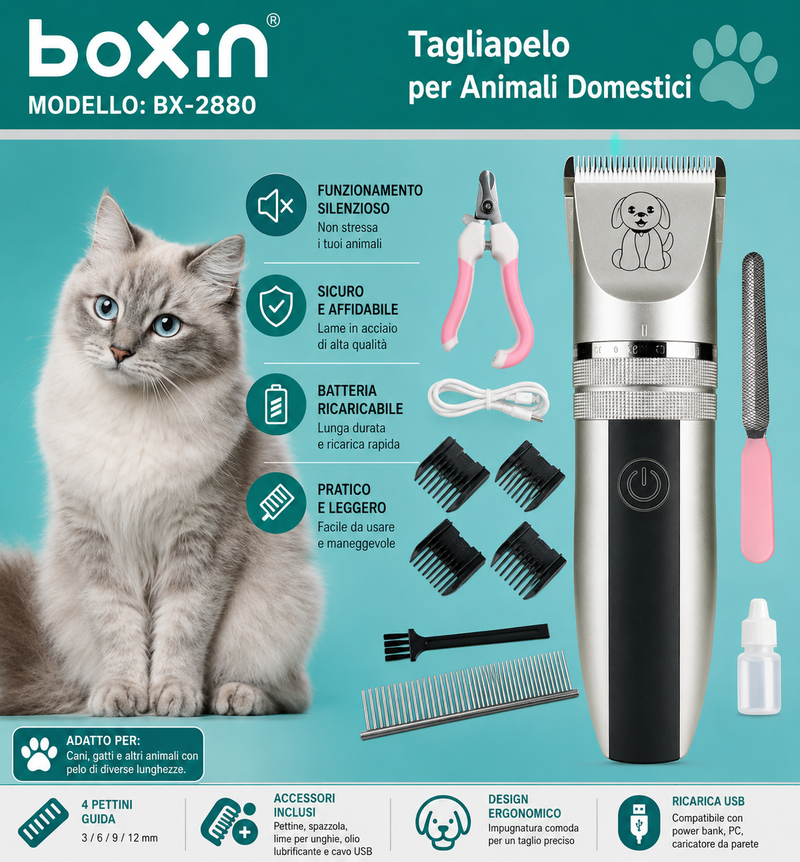 Kit Tosatrice Animali Domestici